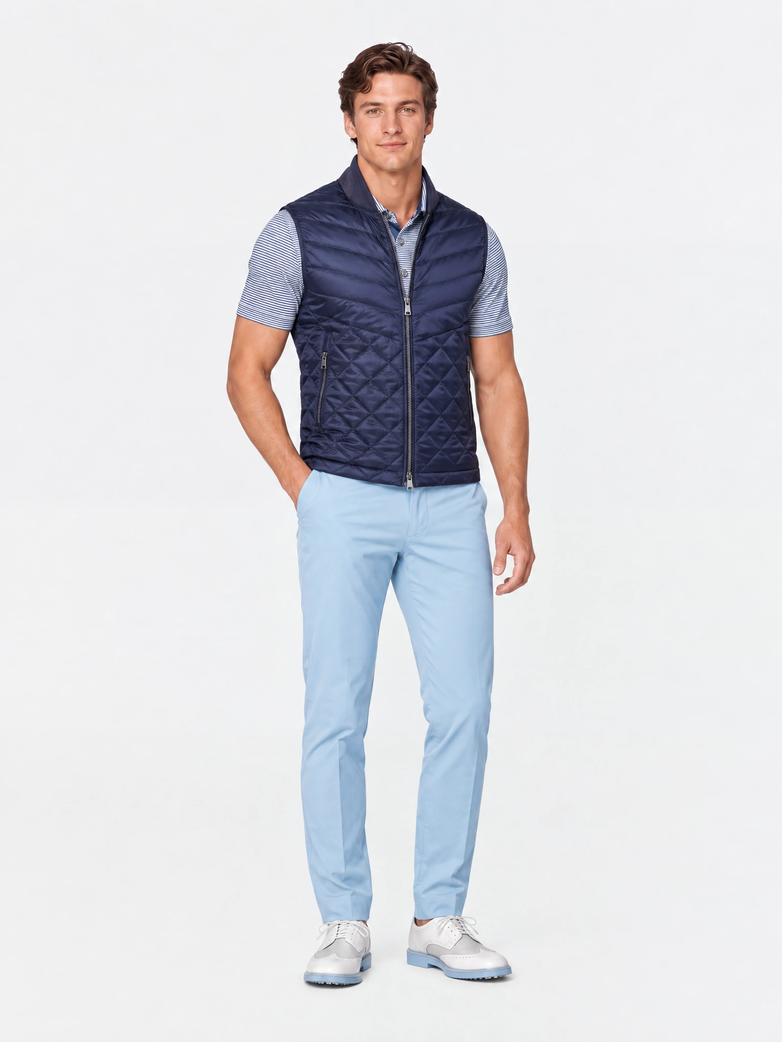 Mens Cody X-Lite Full-Zip Vest - Lightweight Windproof Insulated